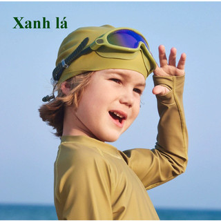 Kính bơi trẻ em Kocotree cao cấp chính hãng, kính bơi em bé chống nắng, nón bơi em bé
