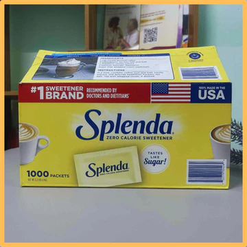 [Set 100 gói] Đường Ăn Kiêng Splenda - Không Calorie, Không Gluten cho người Tiểu đường, Keto, Ăn Kiêng