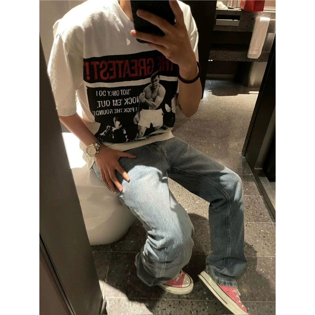 Áo thun Stee Cổ tròn Huyền thoại MMA Localbrand ICVCVNI Unisex Cotton