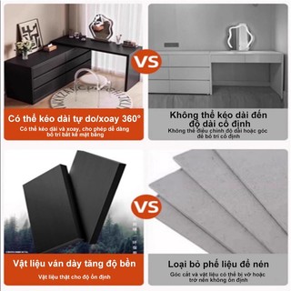 🔥Panda Bàn trang điểm bàn kết hợp bàn làm việc Bàn Làm Việc Đa Năng Kèm Tủ 6 Ngăn giảm giá 50%