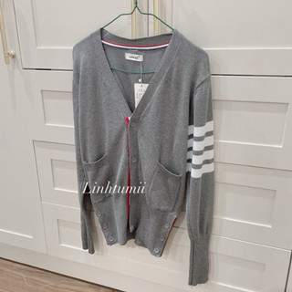 Cardigan len nam nữ chất dày dặn mịn đủ size màu xám đậm