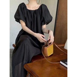 Váy bầu dáng suông Viba V04 thiết kế dáng dài 4 màu