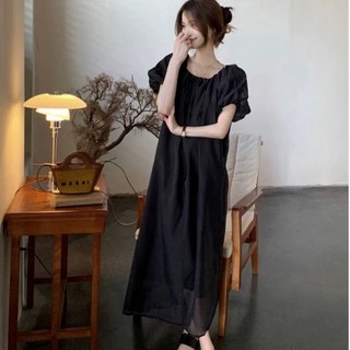 Váy bầu dáng suông Viba V04 thiết kế dáng dài 4 màu