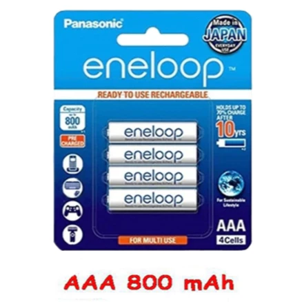 Vỉ 2 viên Pin sạc Panasonic Eneloop AA 2000mAh BK-3MCCE2BT6