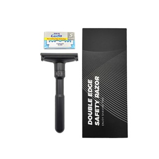 Dao Cạo Râu Titan Cao Cấp Thiết Kế Cổ Điển An Toàn + 1 Chiếc Lưỡi Phủ Titan