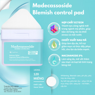 [MUA LÀ CÓ QUÀ]Toner Pad Dermal 120 Miếng - Cấp Ẩm Sâu, Hỗ Trợ Mờ Thâm & Làm Dịu Da