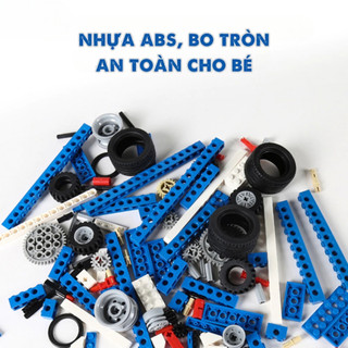 [Mẫu mới] 610chi tiết bộ 9686 đồ Chơi Giáo Dục tư duy, bộ lắp ráp mô hình kỹ thuật Kỹ sư cơ khí robot điều khiển bobo