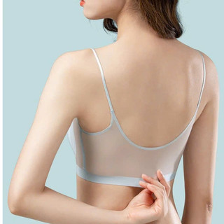 Áo Ngực lót nữ Bằng Lụa Siêu Mỏng Không Gọng Thép Không Đường May Nhiều Màu Thoáng Mát A64