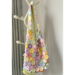 [TIEMNHA.BOSUA] (Size 30x25cm) TÚI HOA LEN THỦ CÔNG SUMMER MÀU SẮC DỄ THƯƠNG CHỤP ẢNH TOTE