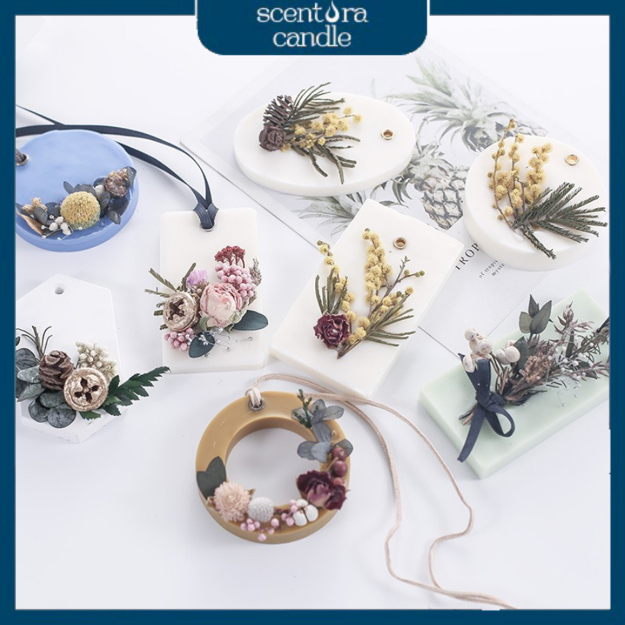 Sáp Thơm Khử Mùi Ô Tô Scentora Candle treo xe, Sáp Thơm Khử Mùi Quần Áo, Phòng Ngủ