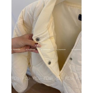 Áo Khoác Phao Nữ Bomber Bóng Chày Form Rộng QCCC Cao Cấp