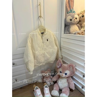 Áo Khoác Phao Nữ Bomber Bóng Chày Form Rộng QCCC Cao Cấp