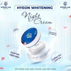 KEM DƯỠNG DA BAN ĐÊM 𝐇𝐲𝐞𝐨𝐧 𝐖𝐡𝐢𝐭𝐞𝐧𝐢𝐧𝐠 𝐍𝐢𝐠𝐡𝐭 𝐂𝐫𝐞𝐚𝐦 Dưỡng sáng & đều màu da, Nhân sâm, Vitamin E,Dưỡng ẩm