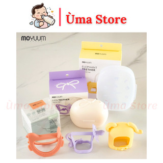 Gặm nướu Moyuum Hàn Quốc cao cấp chính hãng, chất liệu silicon siêu mềm an toàn cho bé