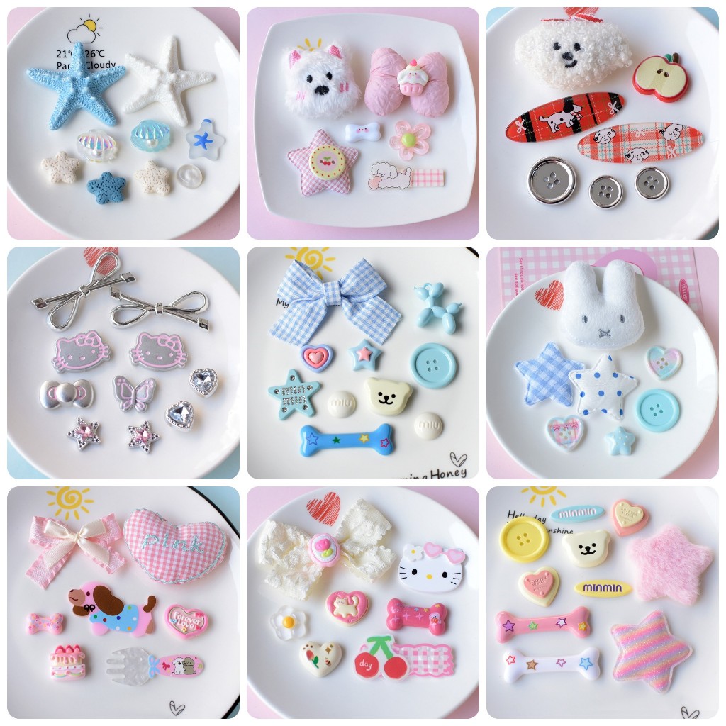 Tổng Hợp 100 Set Charm Gắn Dép, Stiker gắn dép dễ thương