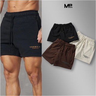 Quần Short Thể Thao Nam 6inch Vải Da Cá Form Rộng Logo Nhỏ Local Brand YOUNG 2025