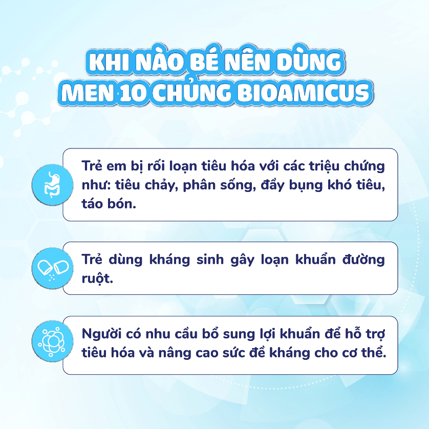 Men 10 Chủng BioAmicus Complete lợi khuẩn hỗ trợ cải thiện hệ vi sinh đường ruột chai 10ml