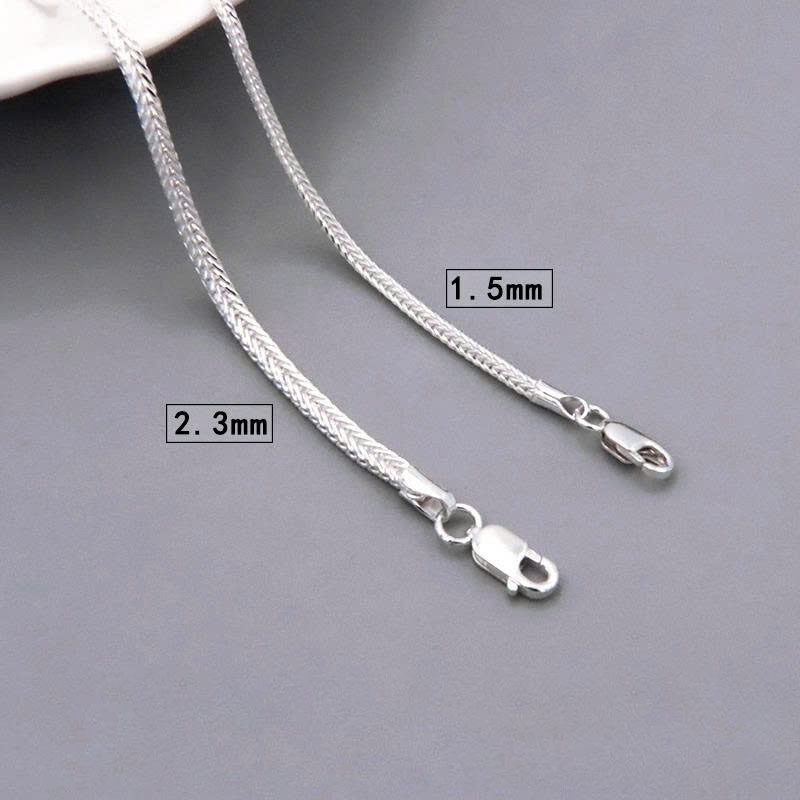 Vòng tay nam bạc lắc tay thiết kế mắt xích nhiều size basic đeo hàng ngày | GEMY SILVER VTN3