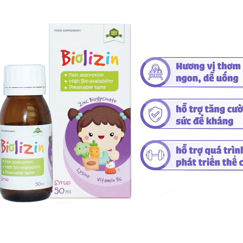 Combo Sắt Ferrolip baby và Kẽm Biolizin Vị Đào Thơm Ngon + quà