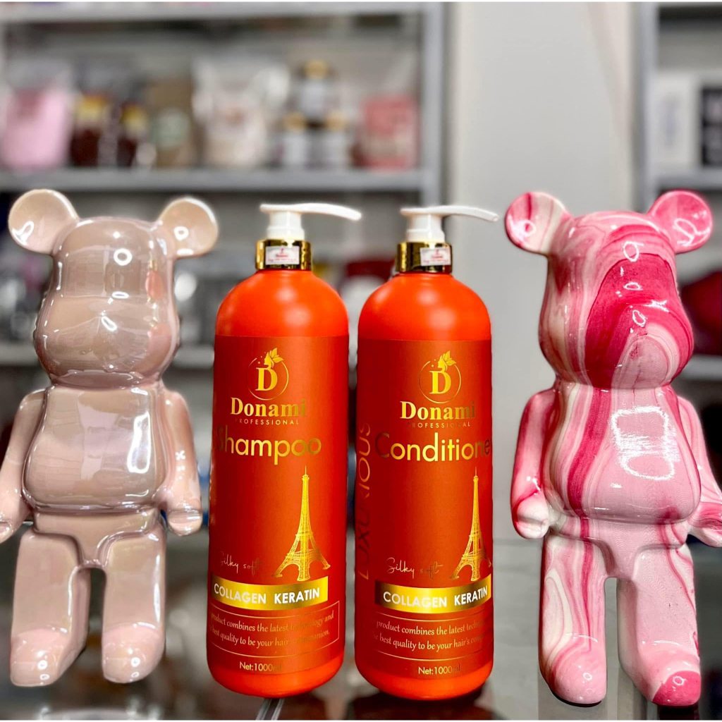 Gội Xả Donami  Kích Mọc Tóc giảm rụng tóc, phục hồi mềm mượt chai 1000ml