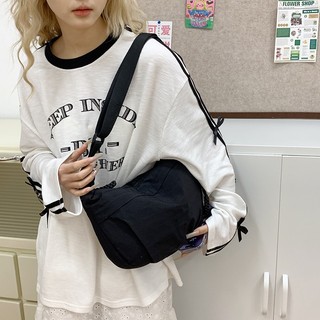 (MẪU SIZE VỪA) TÚI ĐEO CHÉO VẢI DÙ PHOM VỪA -UNISEX -MS11M