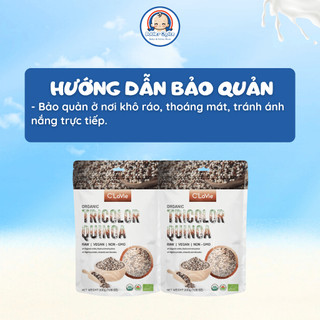 Hạt Diêm Mạch Quinoa 3 Màu Hữu Cơ C’lavie Giàu Chất Xơ Giảm Thèm Ăn Tốt Cho Người Tiểu Đường 200g