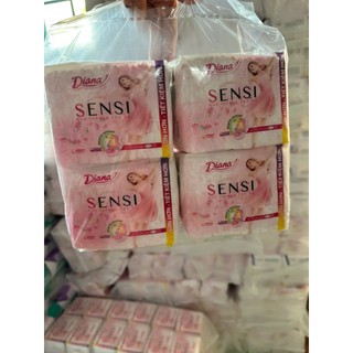 (COMBO 4 GÓI ) Băng vệ sinh Diana Sensi siêu mỏng cánh 20 miếng/gói