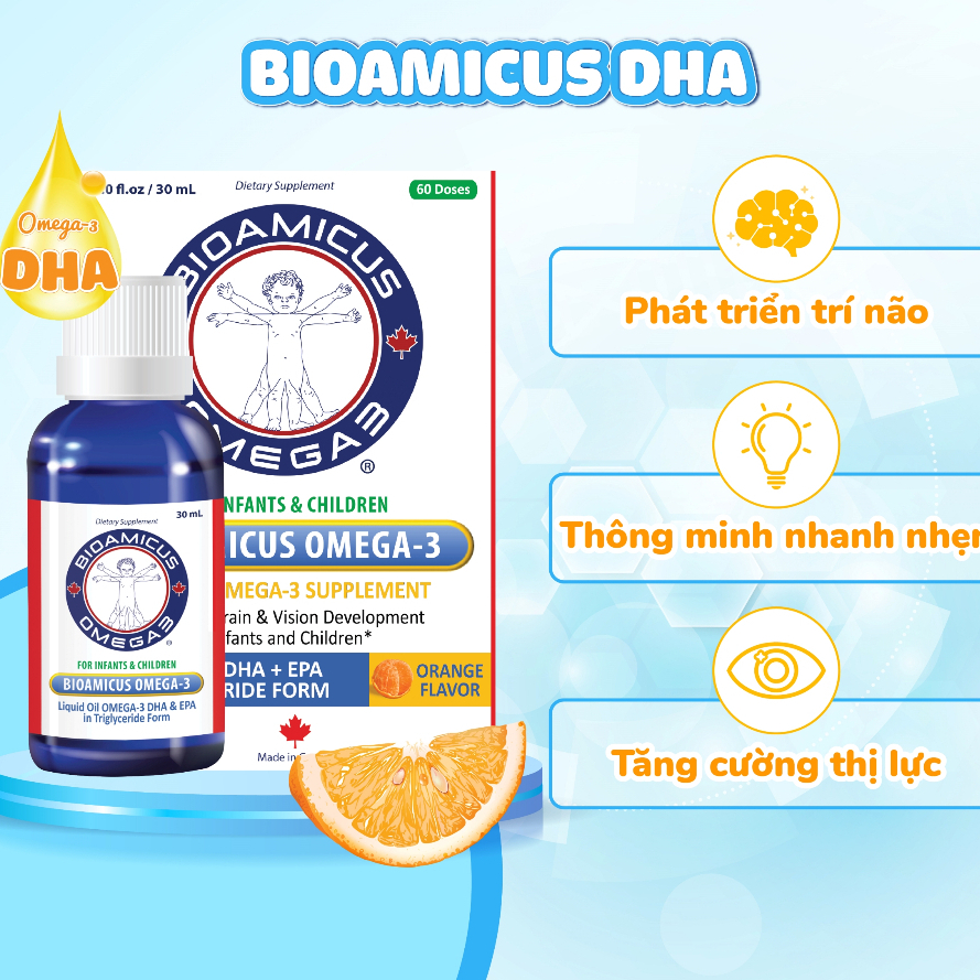 Bộ 3 BioAmicus Complete 10 Chủng & BioAmicus Vitamin K2 & D3 & BioAmicus Omega-3 DHA