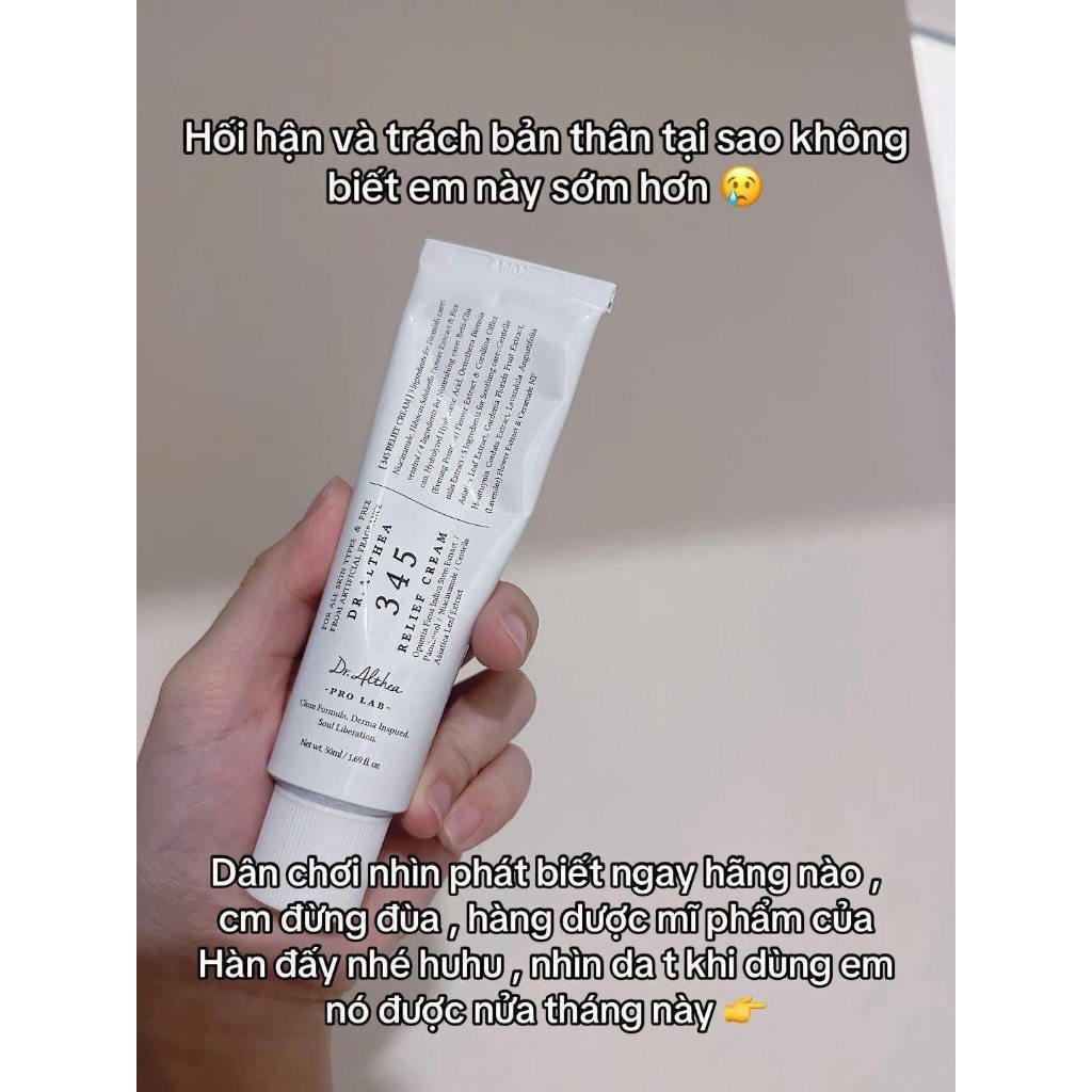 Kem dưỡng 345 Relief Cream fullsize 50ml