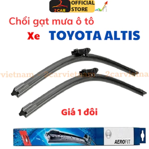 Gạt mưa kính trước xe Toyota Altis 2009-2020 các đời , gạt mềm không xương Silicon ( Giá 1 đôi )