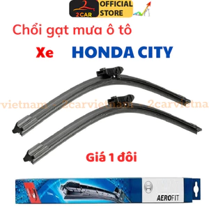 Gạt mưa kính trước xe HONDA CITY các đời , gạt mềm không xương Silicon ( Giá 1 đôi )