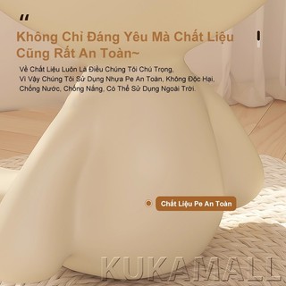 KUKA  Bàn sofa hoạt hình bàn cà phê nhỏ đa năng thiết kế đồ họa độc quyền chất liệu PP dày 3cm