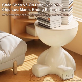 KUKA  Bàn sofa hoạt hình bàn cà phê nhỏ đa năng thiết kế đồ họa độc quyền chất liệu PP dày 3cm