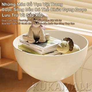 KUKA  Bàn sofa hoạt hình bàn cà phê nhỏ đa năng thiết kế đồ họa độc quyền chất liệu PP dày 3cm