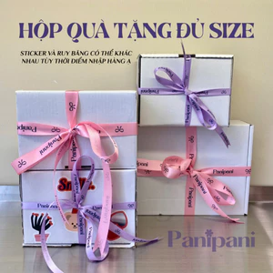 Hộp quà nắp gài kèm ruy băng