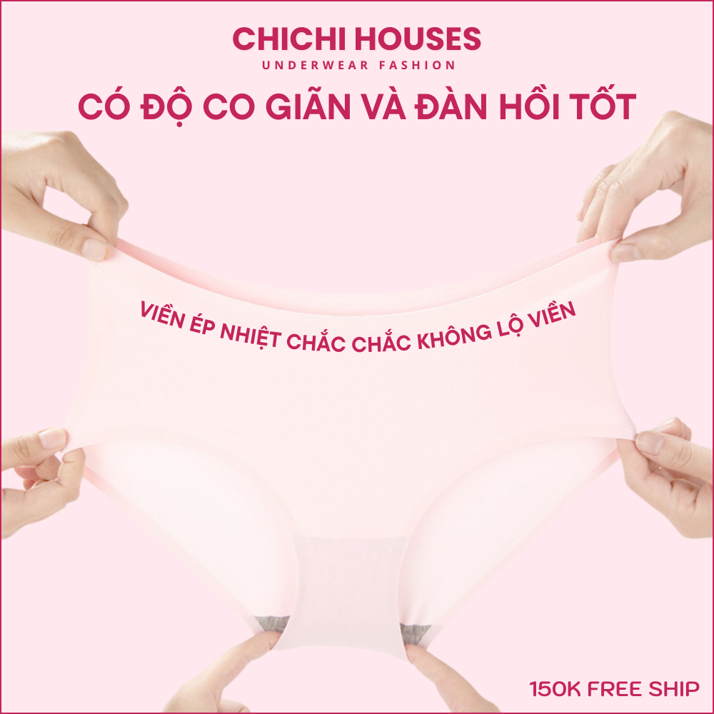 COMBO 5 Quần Lót Su EVABRA Không Đường May Siêu Thoáng Mát Không Sợ Hằn - 5099