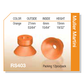 Núm hút RS403 đường kính 21 x 6 x 15mm