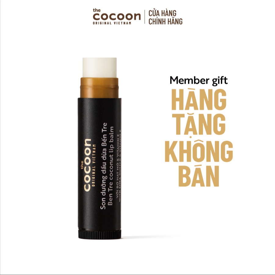 MEMBERGIFT - HÀNG TẶNG KO BÁN - Son Dưỡng Dầu Dừa Bến Tre Cocoon 5g