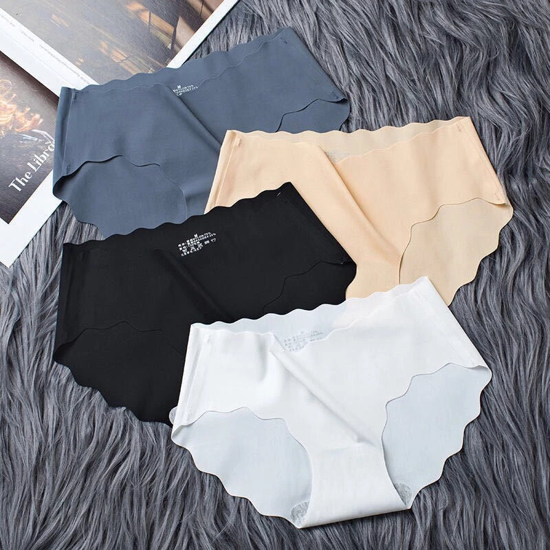 [Peinn] Quần lót nữ Peinn QLS08 đúc su thun lạnh không đường may viền gợn sóng tôn dáng gợi cảm