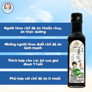 Dầu Hào Chay Hữu Cơ Từ Nấm Joyspring Tăng Hương Vị Đậm Đà Thơm Ngon, Tạo Màu Cho Món Ăn 210ml