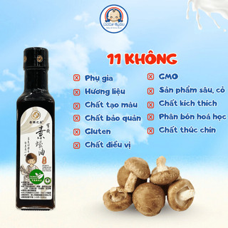 Dầu Hào Chay Hữu Cơ Từ Nấm Joyspring Tăng Hương Vị Đậm Đà Thơm Ngon, Tạo Màu Cho Món Ăn 210ml