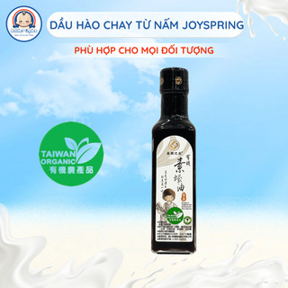 Dầu Hào Chay Hữu Cơ Từ Nấm Joyspring Tăng Hương Vị Đậm Đà Thơm Ngon, Tạo Màu Cho Món Ăn 210ml