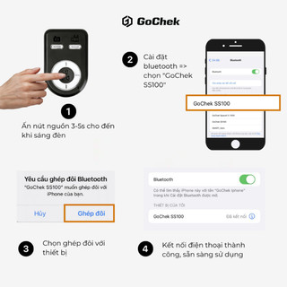 Gậy Chụp Ảnh 4 Chân Gochek SS100 2m2 Đa Năng 3 Trong 1 Tripod / Selfie Có Bluetooth Điều Khiển Từ Xa