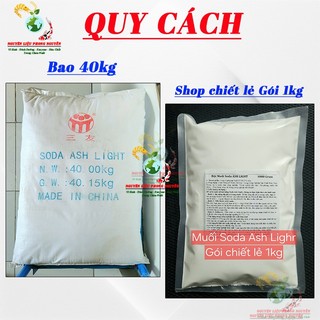 Bột soda Na2CO3, tẩy rửa đa năng, chất hỗ trợ tăng PH( tăng kiềm) cho nước, Soda ash ligh