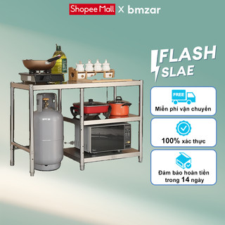 Kệ inox nhà bếp 3 tầng Kệ bếp gas inox 304 Kệ Để Đồ Inox
