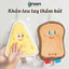 Khăn lau tay nhà bếp hoạt hình siêu thấm hút, Khăn treo lau tay hình thú dễ thương, lông cừu mềm mịn