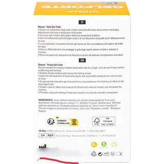 Gel ngậm họng Otosan Throat Gel Forte – Hỗ trợ giảm ho, viêm họng, đau rát họng và mất tiếng