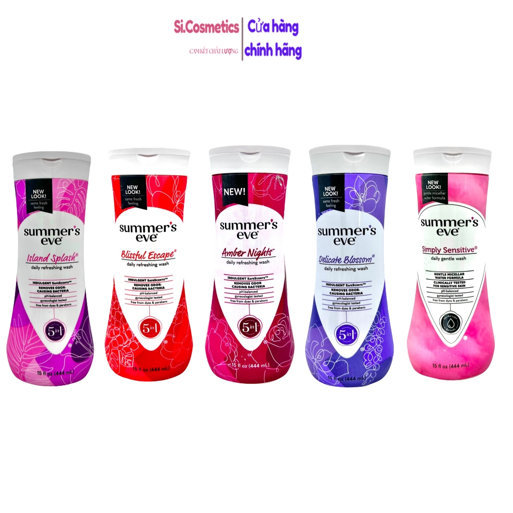 Dung dịch vệ sinh phụ nữ Summer Eve 266ml - 444ml