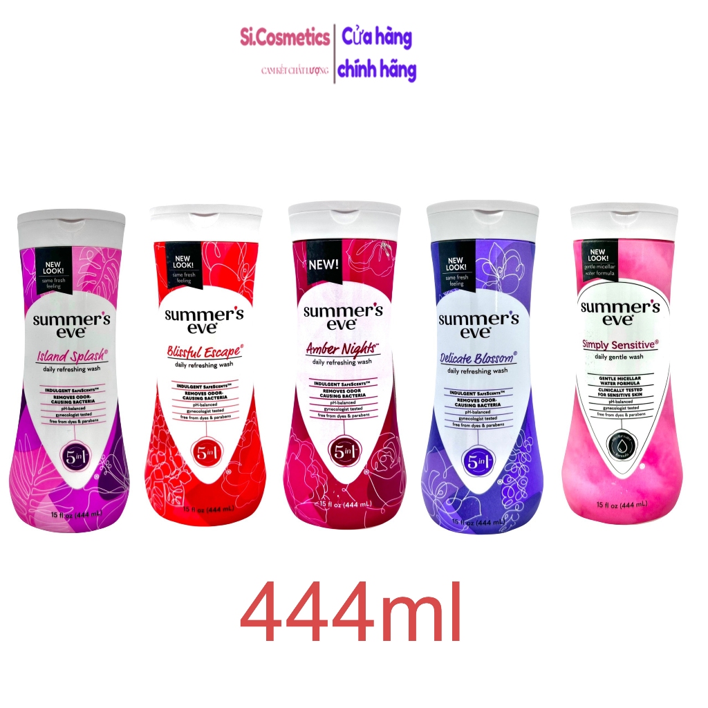 Dung dịch vệ sinh phụ nữ Summer Eve 266ml - 444ml