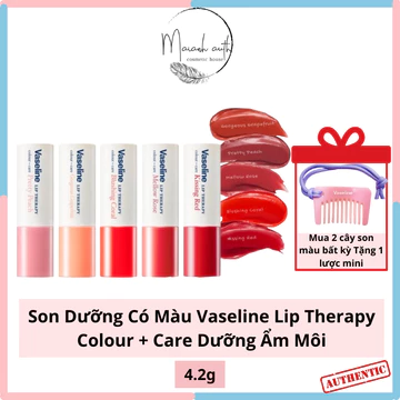 Son Dưỡng Vaseline Lip Therapy Colour Care Bản Hàn Son Vaseline Dưỡng Màu 4.2g